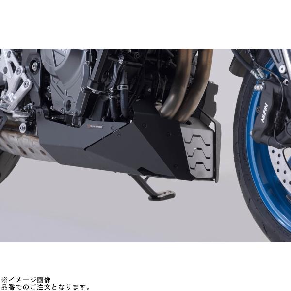 SW-MOTECH SWモテック MSS0584610000 フロントスポイラー ブラック/シルバー GSX-8Sの画像