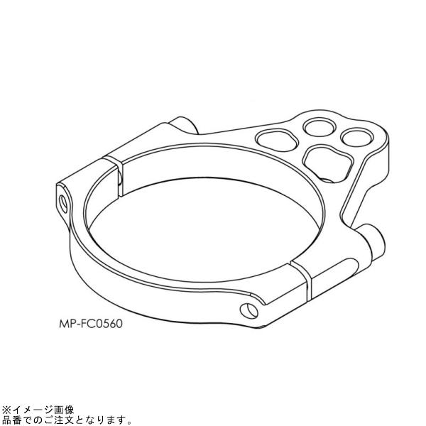 HYPERPRO ハイパープロ 22170056B フロントフォークブラケット 56mm ブラックの画像