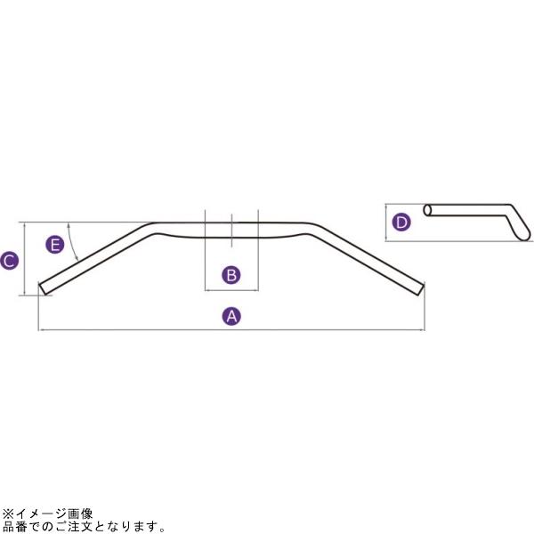 ACTIVE アクティブ 60801154 φ28.6 アルミテーパーハンドル (スーパーロータイプ) ショットブラック_2