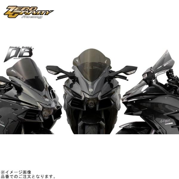 ZERO GRAVITY DBスクリーン Ninja H2 SX ダークスモーク ZERO GRAVITY（ゼログラビティ） 1625619 スクリーン ダブルバブル