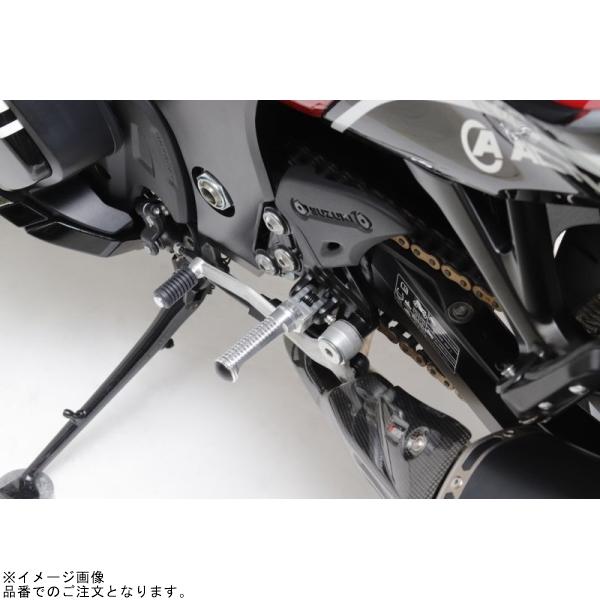 ACTIVE アクティブ 17700006B ステップバー (ライダー側) ブラック HAYABUSA/GSX1300R/SV650_1