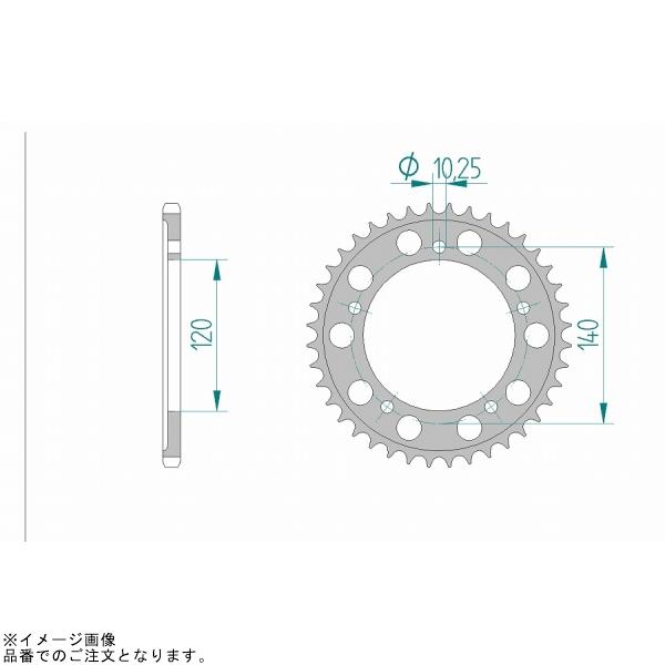 AFAM アファム 15605-45 リアスプロケット 520-45 GSR400 06-10/GSX