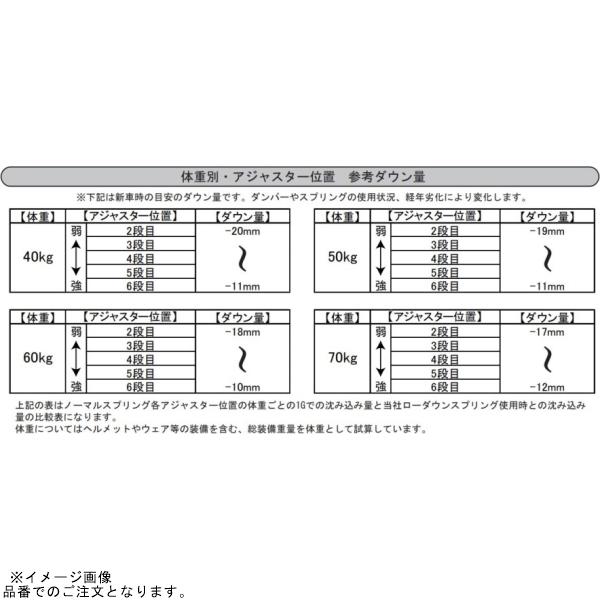 EFFEX PHA0045D ローダウンキット 約15mmダウン CB650R/CBR650Rの画像