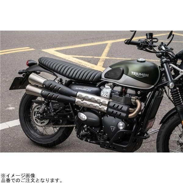 Motone モートーン MSM025 シート VIPER リブ ブラック T100/T120