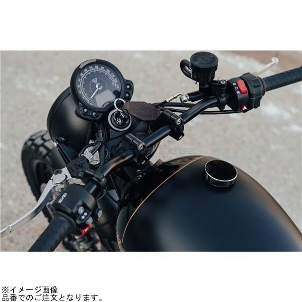 Motone モートーン NXS006 タンクキャップ アルミ ブラック T100/T120 SpeedTwin900 Scrambler900の画像