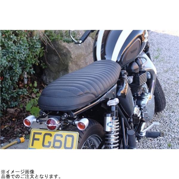 Motone モートーン MSM015 シート スキニー KRAIT リブ ブラック 空冷