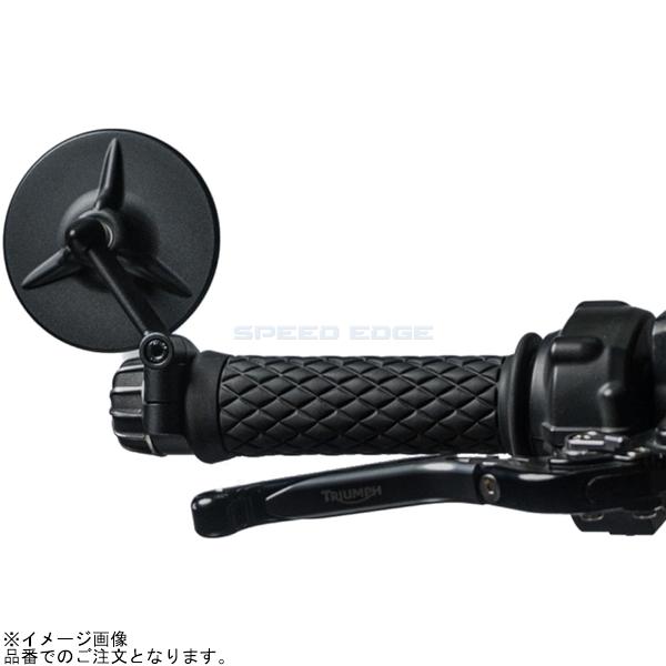 Motone モートーン MRR003 バーエンドミラー TRILINE 80mm アルミ 1個