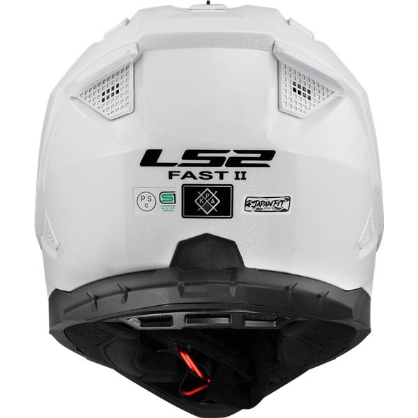 LS2 HELMETS LS2 エルエス2 ヘルメット FASTII カラー:WHITE サイズ