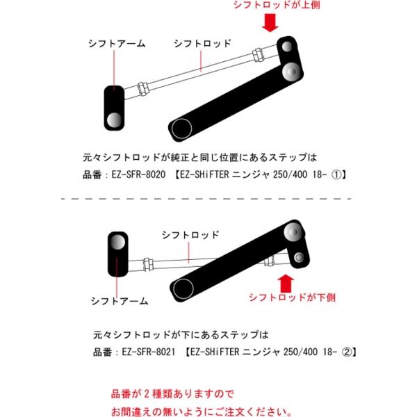 TERAMOTO's model-specific EZ-SHiFTER eliminates the stress of shift  operation! TERAMOTO テラモト EZ-SFR-8021 EZ-SHiFTER NINJA250/400 18-