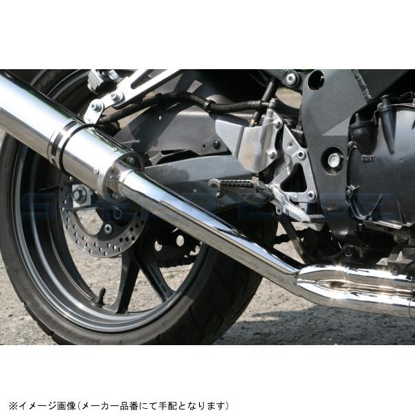 RPM アールピーエム 1214 RPM-NEW4in2in1 ZXR250/R(’89-’99) サイレンサーカバー ステンレス エキゾースト スチールメッキの画像