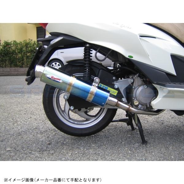 RPM アールピーエム 6033Z 80D-RAPTOR Blog125ie サイレンサーカバー ブルーチタン エキゾースト ステンレス_1