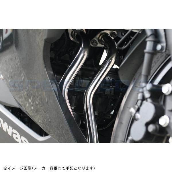 RPM アールピーエム 1076 RPM Ninja250/Z250 サイレンサーカバー ステンレス エキゾースト ステンレスの画像