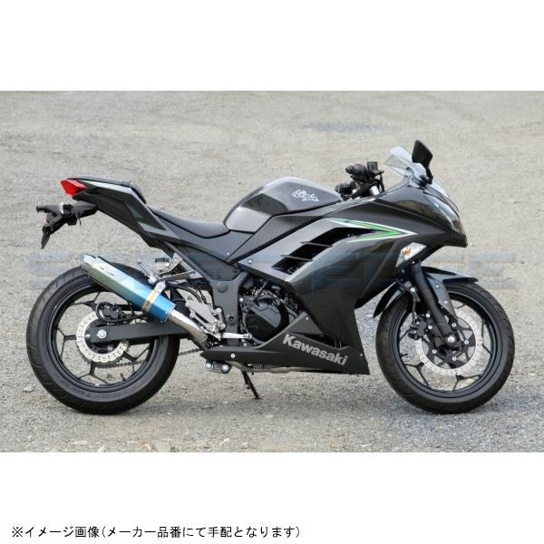 RPM アールピーエム 6509Y 80D-RAPTOR Ninja250/Z250 サイレンサーカバー チタン エキゾースト ステンレス