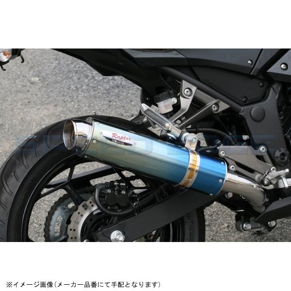 RPM アールピーエム 6509Y 80D-RAPTOR Ninja250/Z250 サイレンサーカバー チタン エキゾースト ステンレス_2