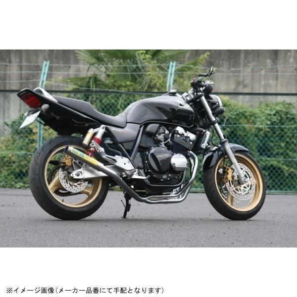 RPM アールピーエム 2021-01S RPM-4in2in1 CB400SF-VTEC SPEC1/2/3 サイレンサーカバー ステンレス エキゾースト スチールメッキ_2