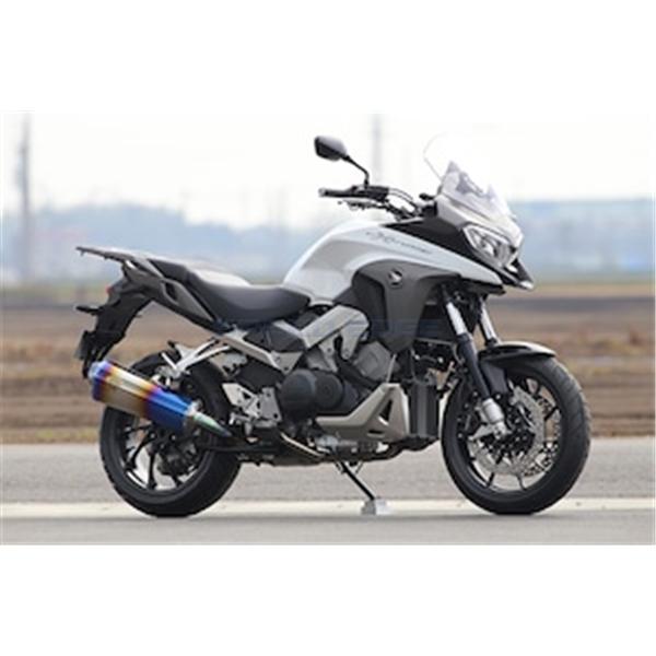 在庫あり r's gear アールズギア WH21-03XD VFR800F/X(14〜) ワイバン S/O シングル クロスオーバル チタンドラッグブルー｜s-need｜07