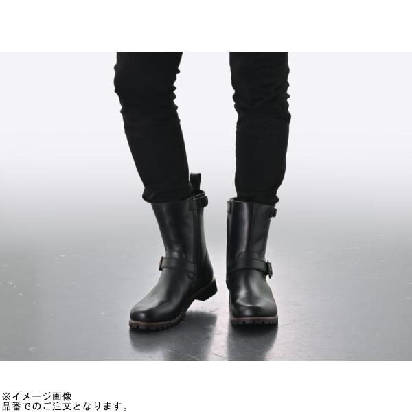 ブラックレザー サイドゴアブーツ DAYTONA（デイトナ） 96978 HBS-004 エンジニアブーツ ブラック サイズ