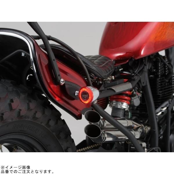 DAYTONA デイトナ 15310 HIGHSIDER ロケット・ブレット テールランプ一体リアウインカー クロームの画像