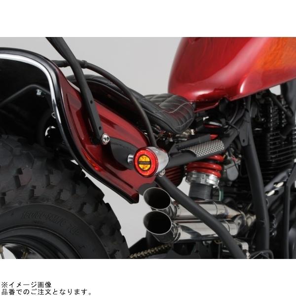 DAYTONA デイトナ 15310 HIGHSIDER ロケット・ブレット テールランプ一体リアウインカー クロームの画像