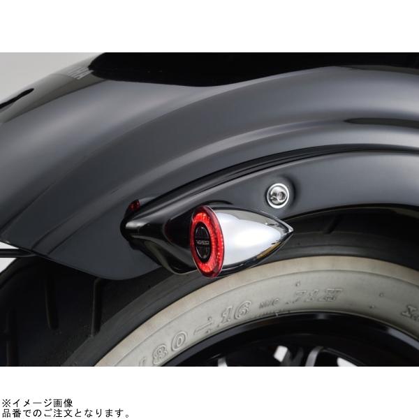 DAYTONA デイトナ 15310 HIGHSIDER ロケット・ブレット テールランプ一体リアウインカー クロームの画像
