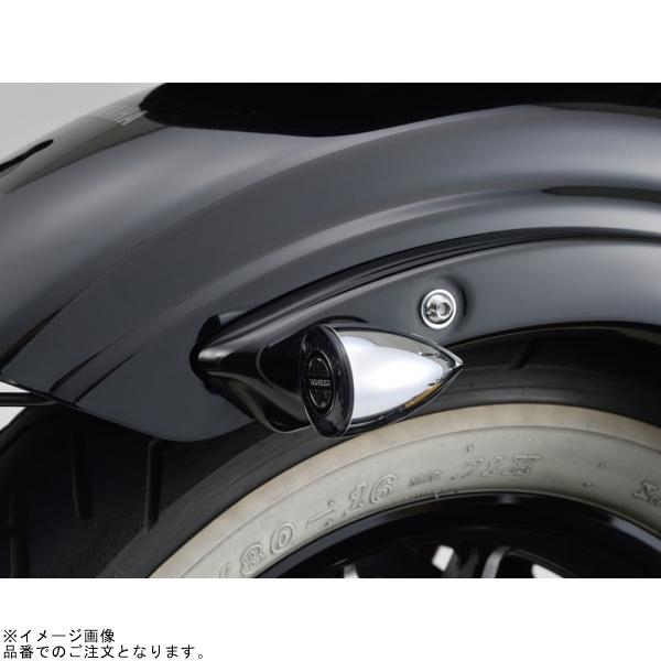 DAYTONA デイトナ 15310 HIGHSIDER ロケット・ブレット テールランプ一体リアウインカー クロームの画像