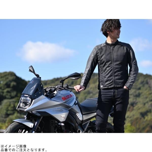 DAYTONA（デイトナ） 37088 DJ-003 メッシュシングルライダース グレー