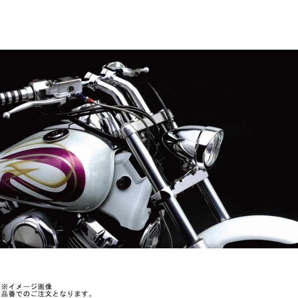 在庫あり ハリケーン HA5615-01 4.5マルチスリムヘッドライトキット クロームメッキの画像