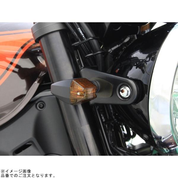 POSH ポッシュ 132046-56 クラシカル スリムシャープタイプウインカー 車種専用キット ブラックボディ/オレンジレンズ | Z900RS Z900RS CAFE Z650RSの画像
