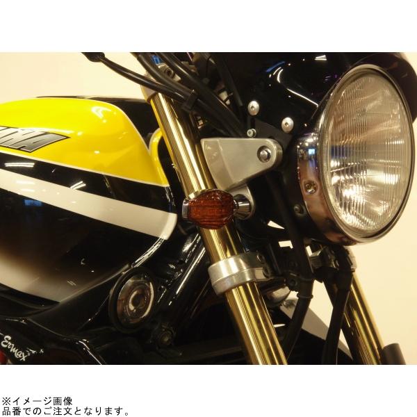 POSH ポッシュ 060151 ライトウェイトLEDウインカーセット メッキボディ/オレンジレンズ | XJR1300 XJR1200 XJR400/Sの画像