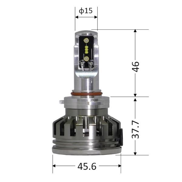 Koito 小糸製作所 P832500 LED Vホワイト (ヘッドランプ用) HB3/HB4タイプ 12V 21W 6000K 2個入_1