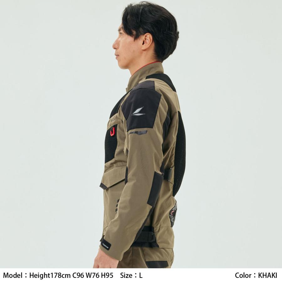 RS TAICHI RSタイチ RSJ340 コンパス エアー ジャケット カラー:KHAKI サイズ:WMの画像