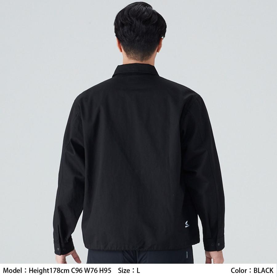 RS TAICHI RSタイチ NEJ003 SHIRT COACH JACKET カラー:BLACK サイズ:L_10