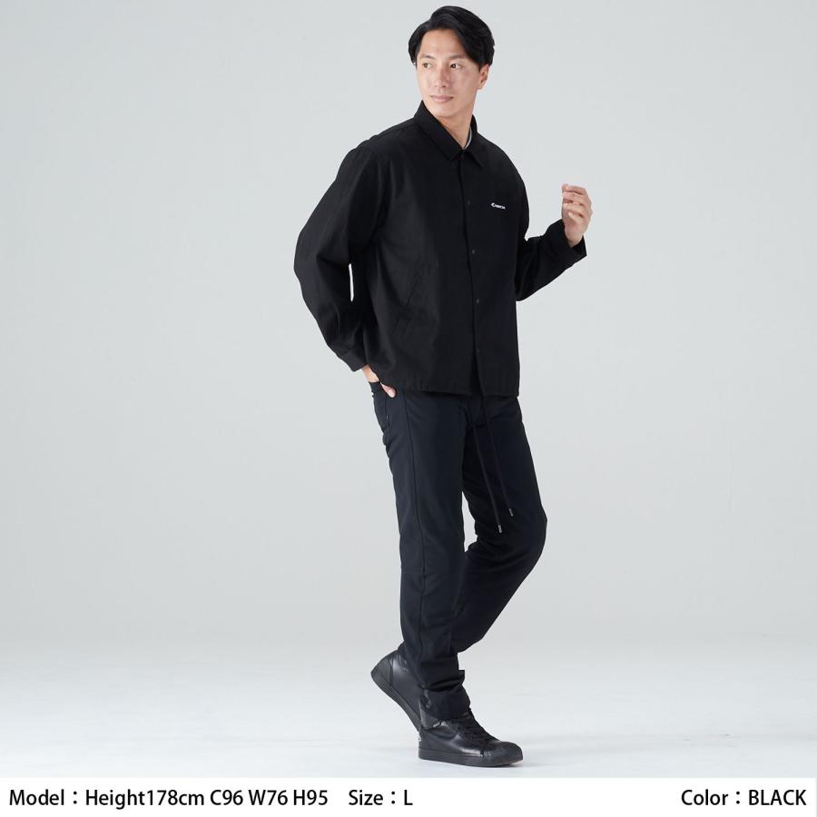 RS TAICHI RSタイチ NEJ003 SHIRT COACH JACKET カラー:BLACK サイズ:L_11
