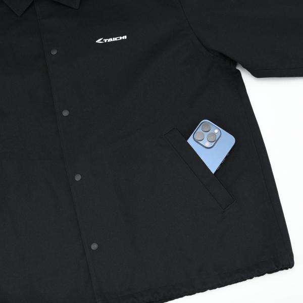 RS TAICHI RSタイチ NEJ003 SHIRT COACH JACKET カラー:BLACK サイズ:L_5