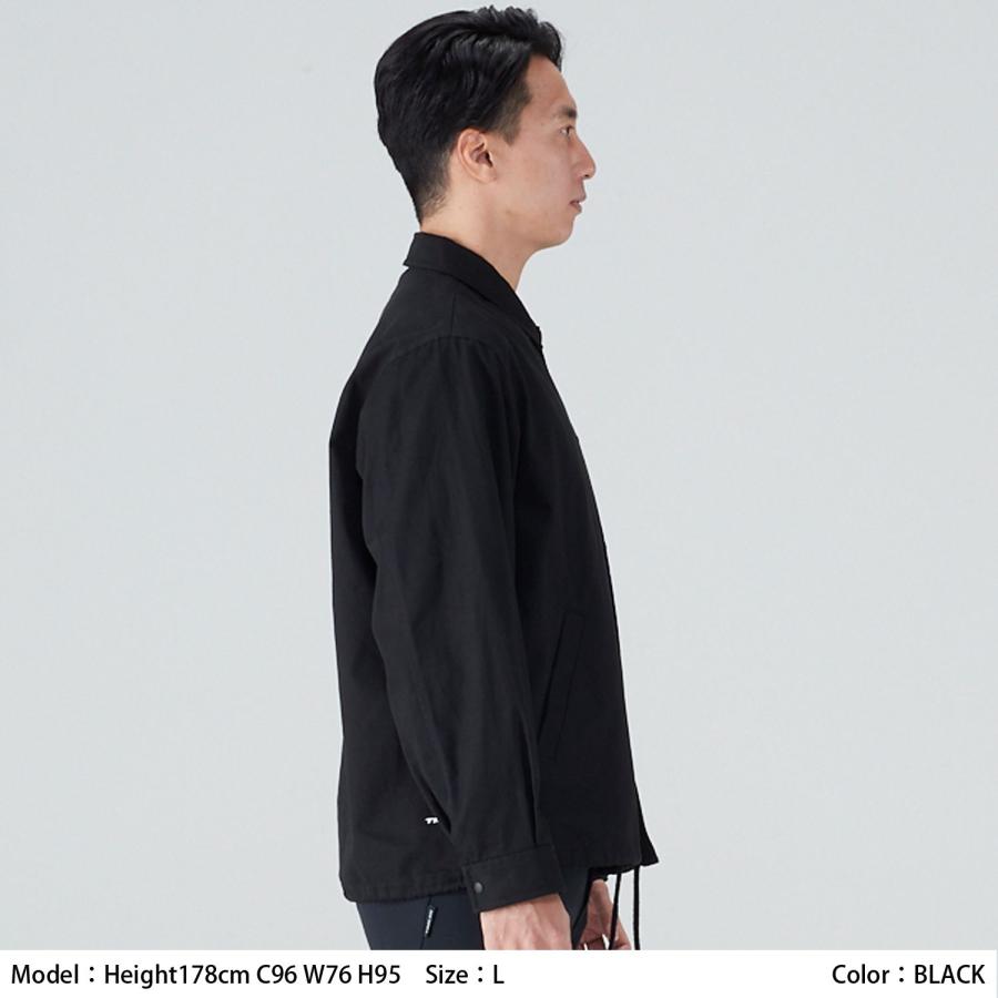 RS TAICHI RSタイチ NEJ003 SHIRT COACH JACKET カラー:BLACK サイズ:L_9