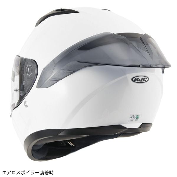 HJC ヘルメット HJP645 エアロスポイラー：C10 カラー:LIGHT SMOKE