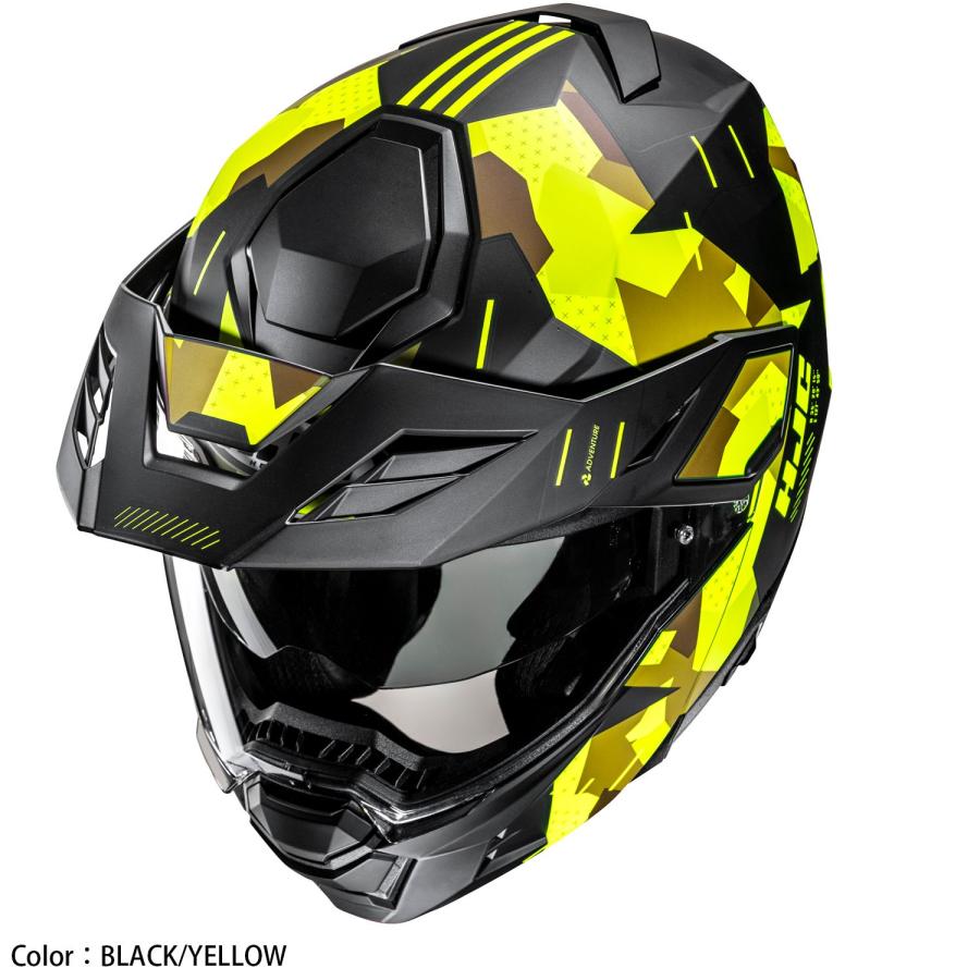 HJC ヘルメット HJH302 i80ROKI カラー：BLACK/GREEN(MC47SF) サイズ
