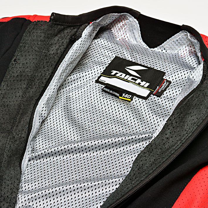 RS TAICHI RSタイチ NXL022 J-022 キッズ レザースーツ カラー:WHITE サイズ:130CMの画像