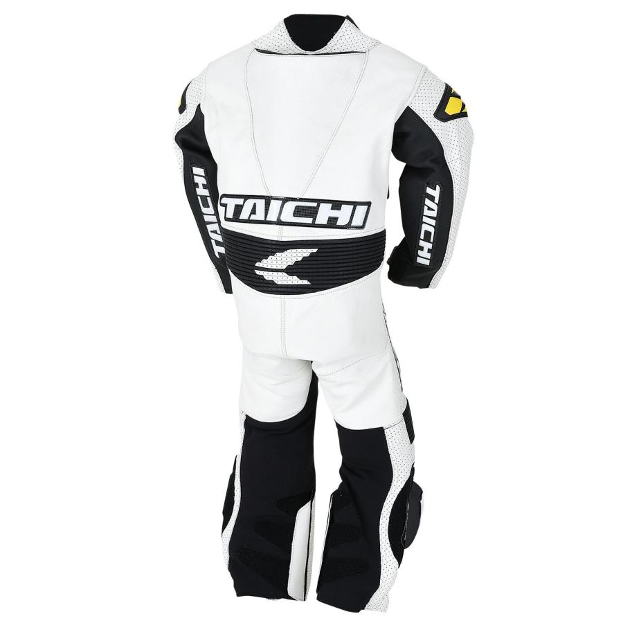 RS TAICHI RSタイチ NXL022 J-022 キッズ レザースーツ カラー:WHITE サイズ:130CMの画像