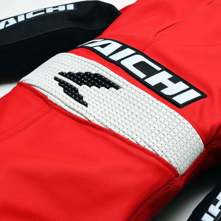 RS TAICHI RSタイチ NXL022 J-022 キッズ レザースーツ カラー:RED サイズ:130CMの画像