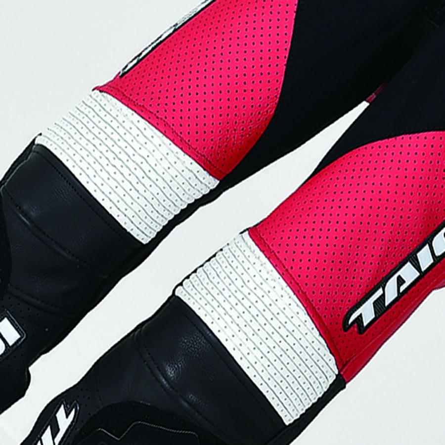 RS TAICHI RSタイチ NXL022 J-022 キッズ レザースーツ カラー:RED サイズ:130CMの画像