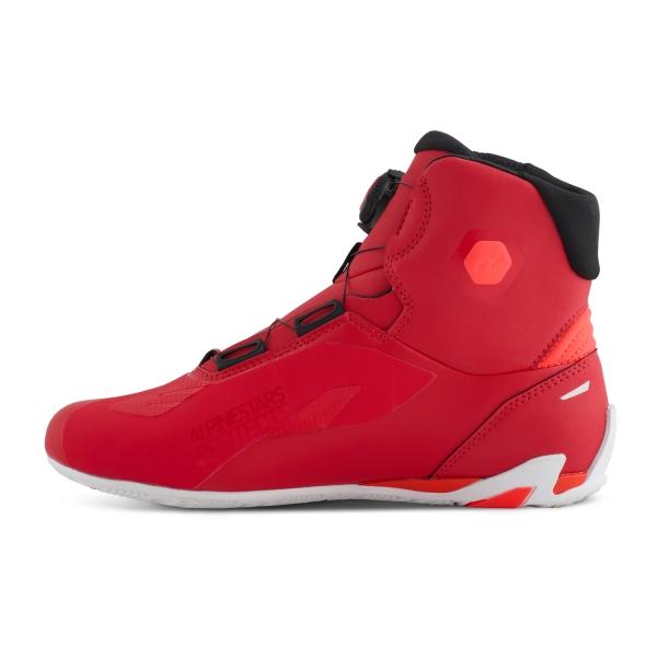 バイクウェア・装備 Alpinesters Faster-4 BOA SHOE RED WHITE アルパインスターズ（alpinestars） シューズ FASTER-4 BOA SHOE ASIA