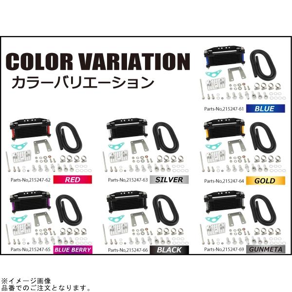 シフトアップ - SHIFTUP 215247-61 エテ公/大猩々 事あたらしい オイルクーラーキット 中核グループ8段 ヘッドボトムマウント 取り出し付 黒いこと中核グループ/青味配管