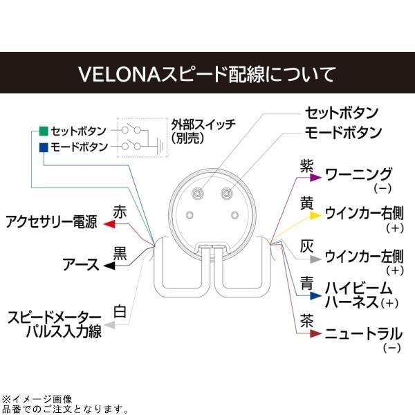 DAYTONA（デイトナ） 44202 VELONA 電気式スピードメーター φ60