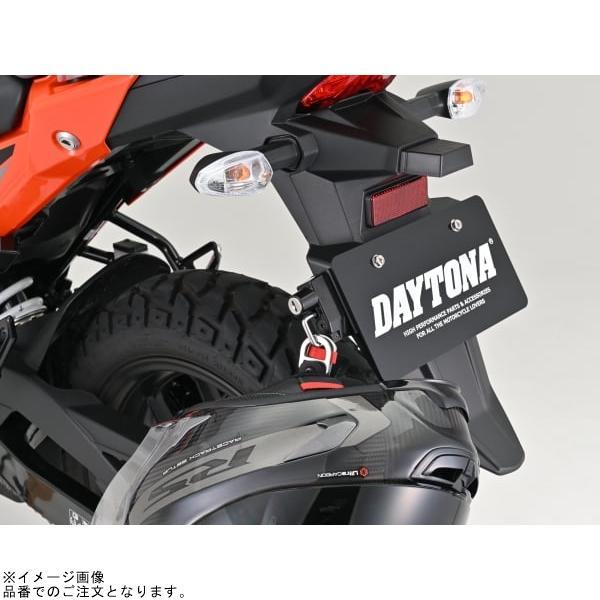 自転車黒い DAYTONA（デイトナ） 49625 ヘルメットホルダー ナンバープレート