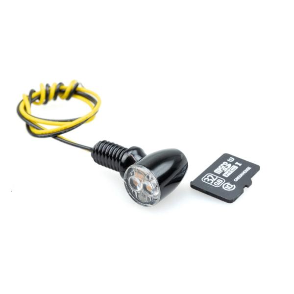 KIJIMA - キジマ 219-5201 ウインカー照明ランプ Nano3 ブレットスタイル シングル 琥珀色 12V1.35W 2個