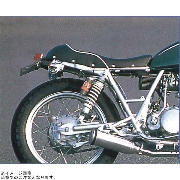 POSH ポッシュ 901106-20 カフェ・スリーシート(ノーマルタンク用) 白パイピング | SR400/500