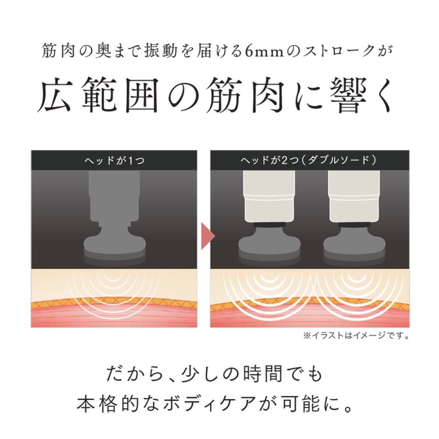 マッサージ器 小型 マッサージガン 軽量 筋膜リリース 女性 男性 ダブルソード  肩 首 背中 足 家電 ミニ 小型 解消グッズ プレゼント ギフト Homia 敬老の日 | Homia | 10