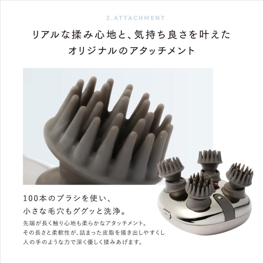 ヘッドスパ 家電 頭皮マッサージ器 自宅 頭皮エステ 男性 女性 フェイス 頭皮ケア  洗浄 揉み 電動 ブラシ 防水 グッズ ミニ 小型 軽量  美容  Homia 敬老の日 | Homia | 09