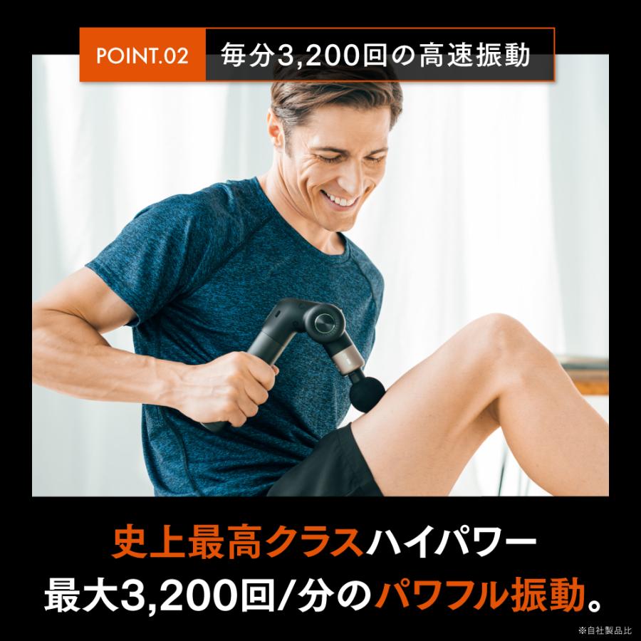 MYTREX（マイトレックス） マッサージガン MYTREX REBIVE EX PRO 背中